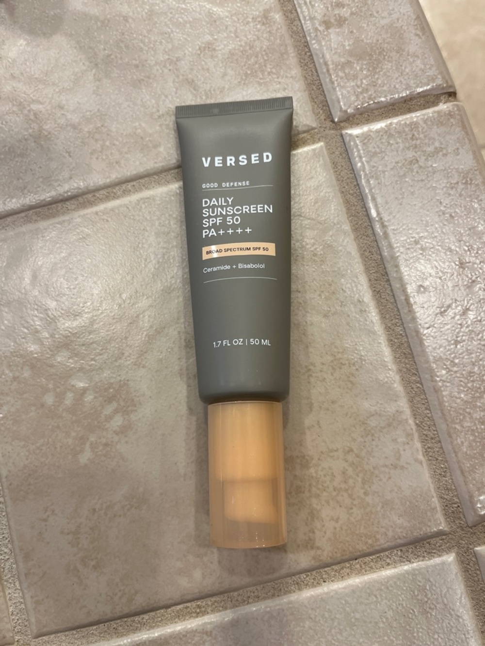 Versed Good Defense Daily Sunscreen SPF 50 - ceramide and bisabolol NEW!